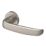 Smith & Locke Gwazel Door Handle Pair Satin Nickel