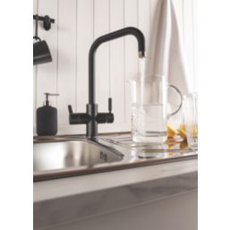 Streame by Abode Hemista 4-in-1 Boiling Mono Mixer Matt Black