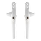 Refurb Smith & Locke  Left & Right-Handed Cockspur Window Handles White 10 Pack