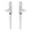 Refurb Smith & Locke  Left & Right-Handed Cockspur Window Handles White 10 Pack