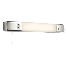 LAP  Dual Voltage LED Shaver Light Chrome-Effect 7W 480lm