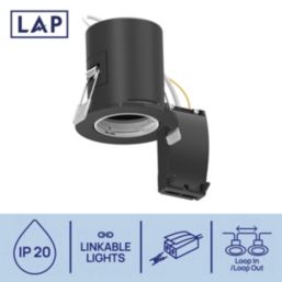 LAP Juventas Tilt  Fire Rated Downlight Black