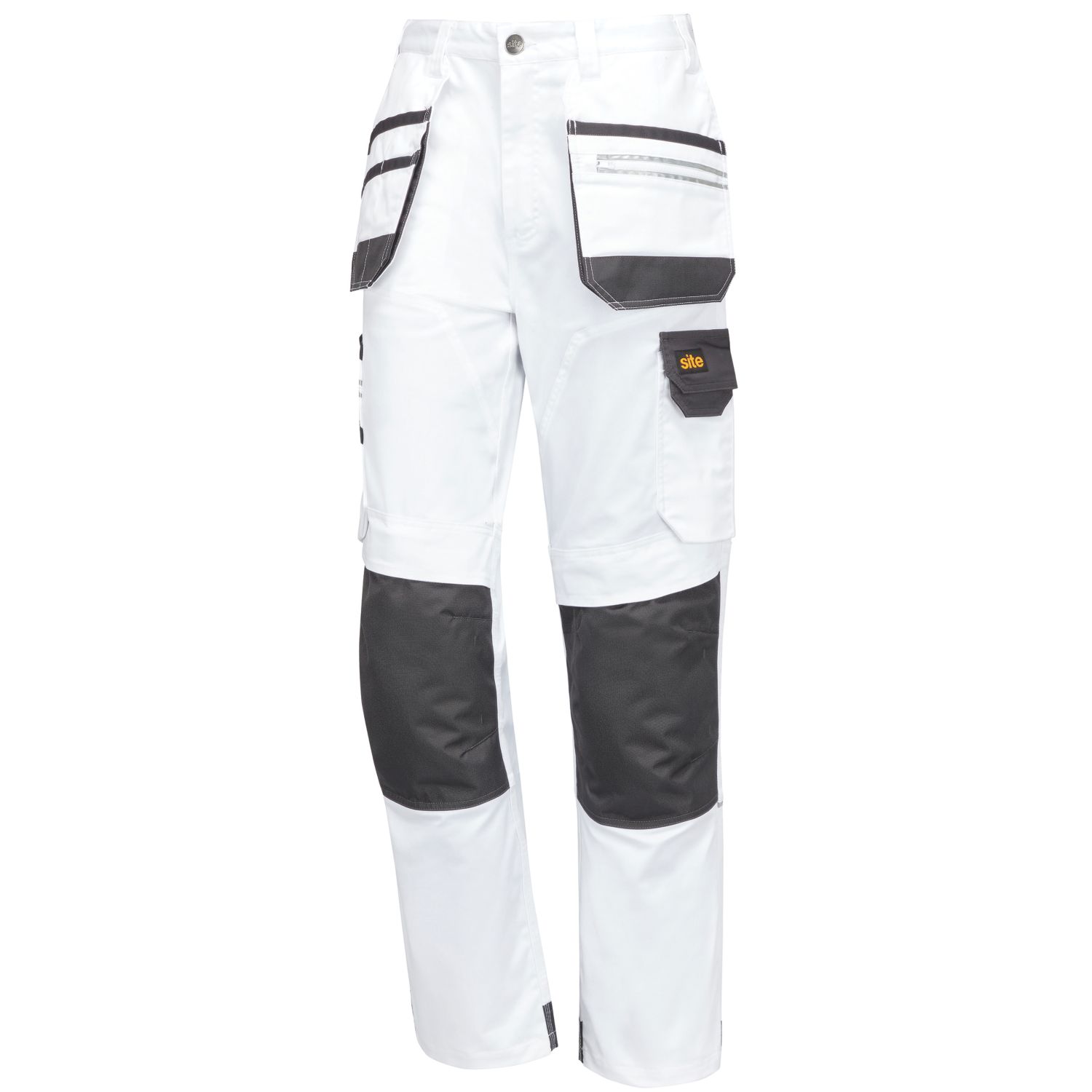 Site Kirksey Stretch Holster Trousers White/Grey 30" W 32" L (243RR)
