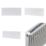 Flomasta 600mm x 2000mm 9119BTU White Type 21 Convector Radiator