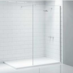 Triton Neo  Frameless Showerwall  Chrome 1100mm x 2015mm