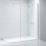 Triton Neo  Frameless Showerwall  Chrome 1100mm x 2015mm