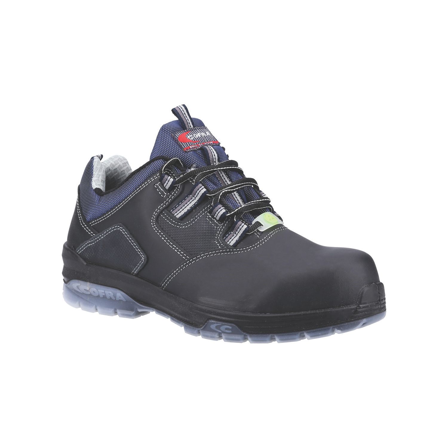Cofra Rap Size 9 Black/Blue Water-Resistant Safety Trainers (243VW)