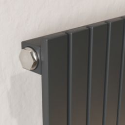 Ximax George 1800mm x 590mm 4533BTU Anthracite Vertical Designer Radiator