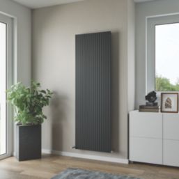 Ximax George 1800mm x 590mm 4533BTU Anthracite Vertical Designer Radiator