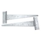 Smith & Locke Self-Colour Straight Heavy Duty Scotch Tee Hinges 154mm x 409mm x 59mm 2 Pack