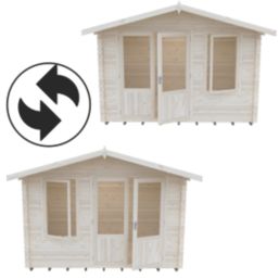 Shire Berryfield 11' x 8' (Nominal) Apex Timber Log Cabin