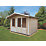 Shire Berryfield 11' x 8' (Nominal) Apex Timber Log Cabin