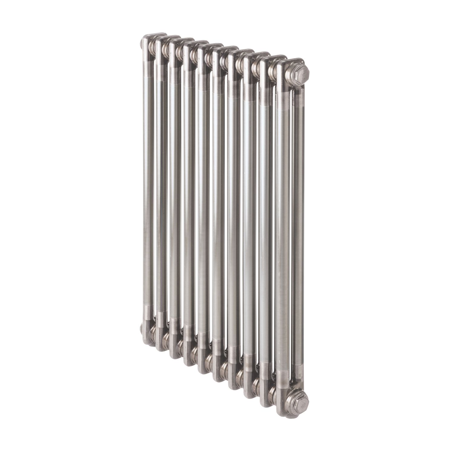 Acova 600mm x 1226mm 4019BTU Raw Metal Horizontal 2 Column Radiator (2447P)