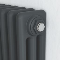 Azur Duke 700W 3-Column Electric Radiator 600mm x 650mm Anthracite 2389BTU