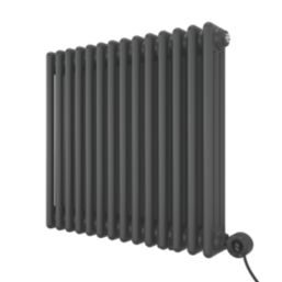 Azur Duke 700W 3-Column Electric Radiator 600mm x 650mm Anthracite 2389BTU