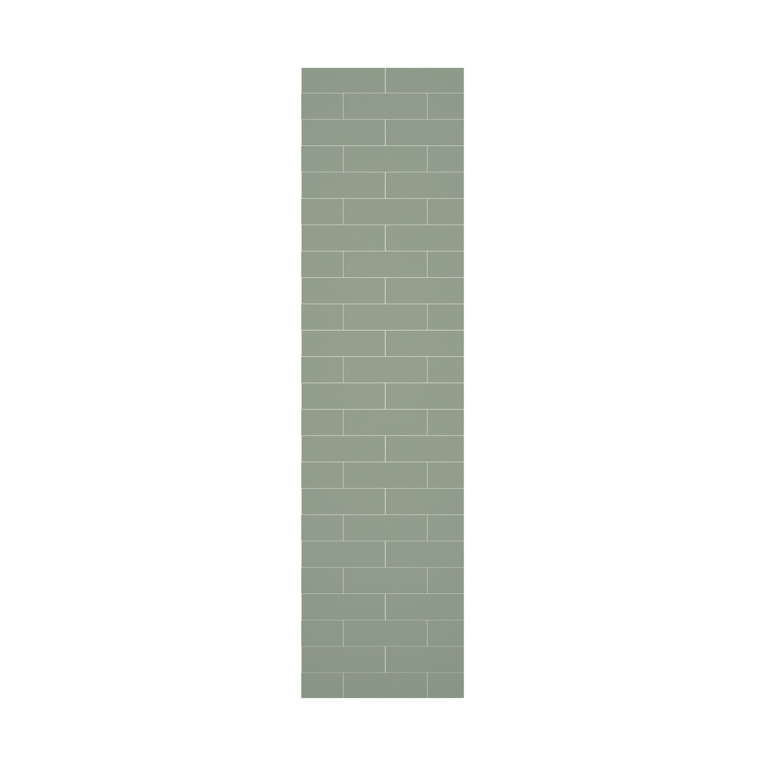 Fibo Urban Wet Wall Panelling Matt Green Matt Green 2400mm x 600mm x 10.2mm (244AE)