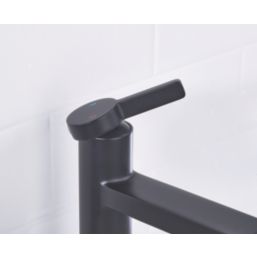 Bristan Elevar Black 149mm Standard Lever Mono Basin Mixer Tap  With Clicker Waste