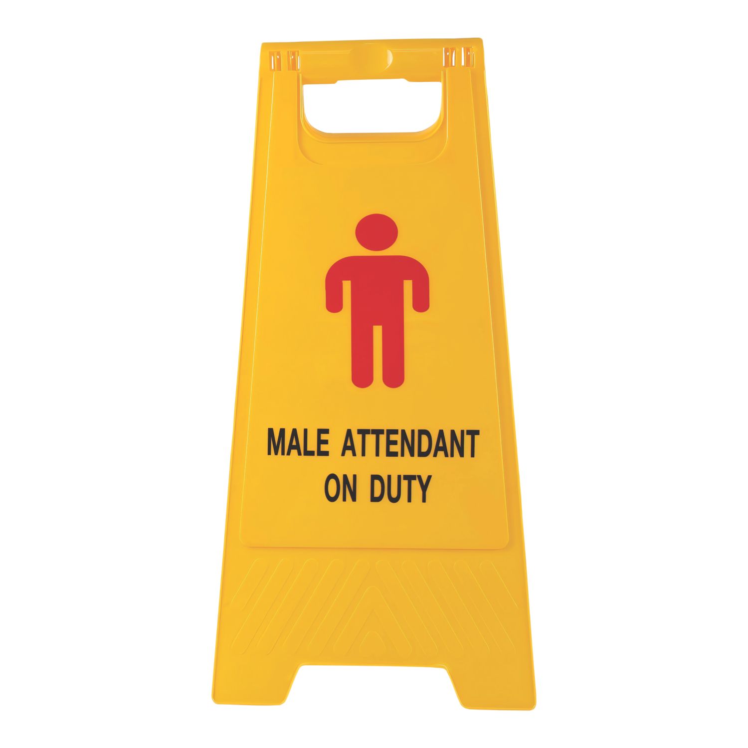 Essentials Male Attendant On Duty A-Frame Safety Sign 600mm x 290mm (244AK)