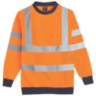 Pro RTX High Visibilty  Sweatshirt Orange / Navy 2X Large 52" Chest