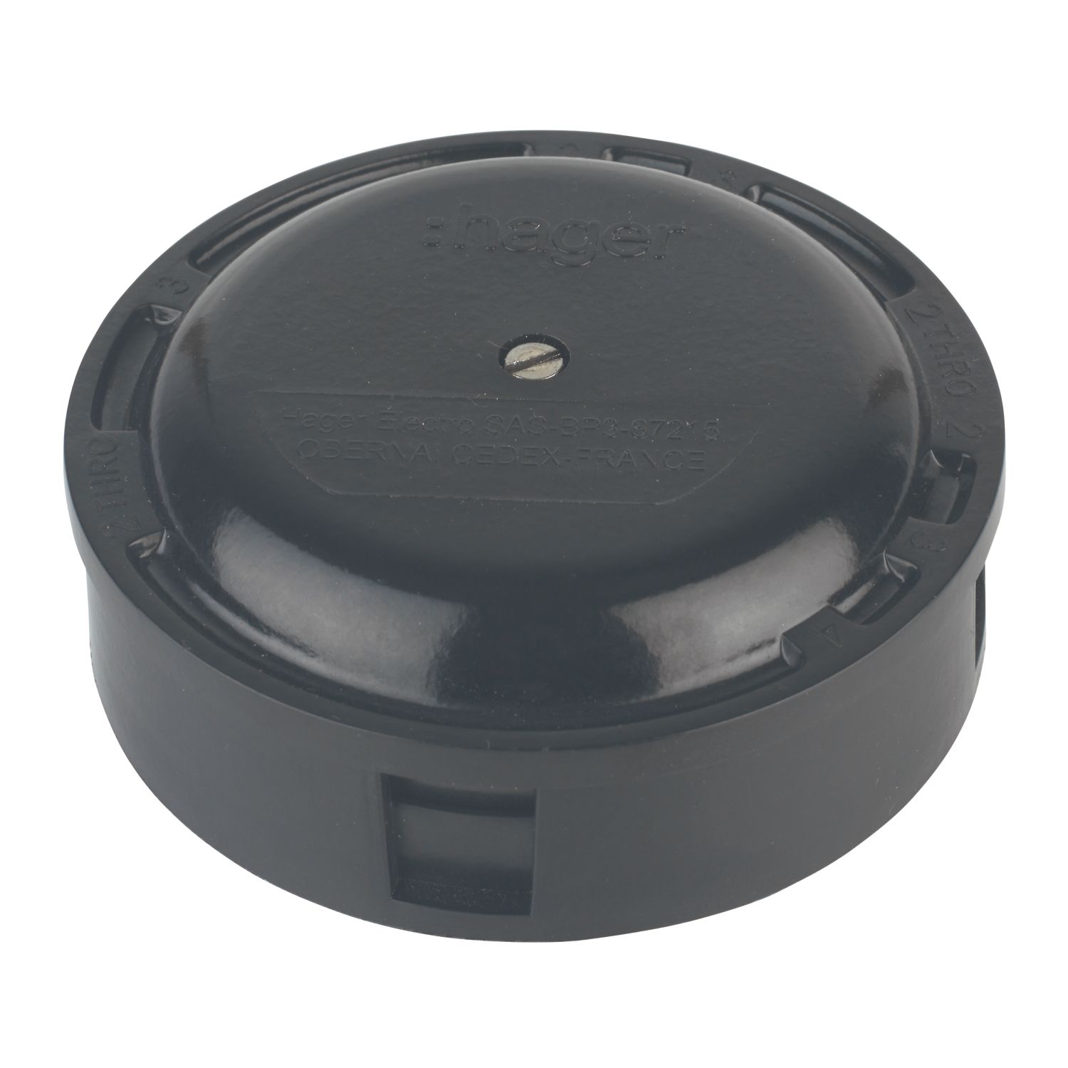 Hager J401 30A 3-Terminal Junction Box Brown (244AM)