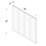 Forest TP Super Lap  Garden Fencing Panel Natural Timber 6' x 5' 6" Pack of 3