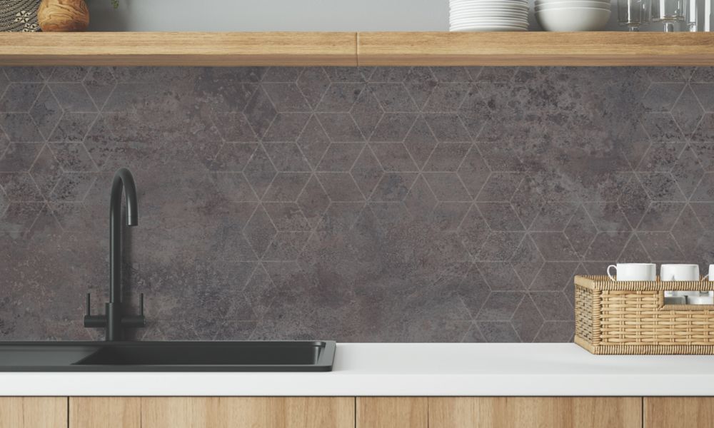 Wilsonart  Urban Steel Mid-Rise Splashback 3050mm x 600mm x 4mm