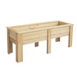 Forest  Rectangular Garden Planter Natural Timber 1800mm x 700mm x 700mm