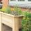 Forest  Rectangular Garden Planter Natural Timber 1800mm x 700mm x 700mm
