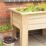Forest  Rectangular Garden Planter Natural Timber 1800mm x 700mm x 700mm