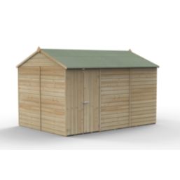 Forest Beckwood 11' 6" x 8' (Nominal) Reverse Apex Shiplap Timber Shed