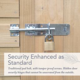 Forest Beckwood 11' 6" x 8' (Nominal) Reverse Apex Shiplap Timber Shed