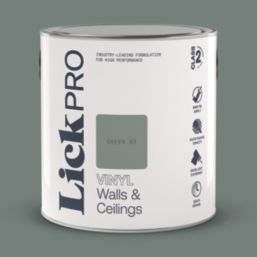 LickPro  2.5Ltr Green 03 Vinyl Matt Emulsion  Paint