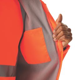 Regatta Dover Hi-Vis Jacket Orange 2X Large 47" Chest