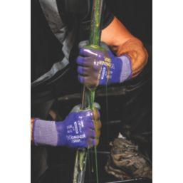 Wonder Grip WG-518W Oil Plus Gloves Purple Medium