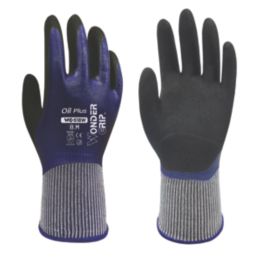 Wonder Grip WG-518W Oil Plus Gloves Purple Medium
