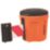 EasyExtend  Retractable Barrier Head Unit Orange/Black 10m