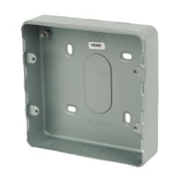 MK  8-Module Grid Metal-Clad Switch Box 40mm