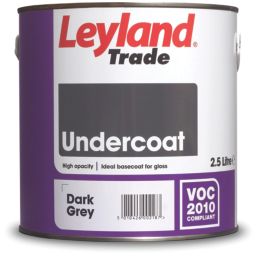 Leyland Trade  2.5Ltr Dark Grey Matt  Interior & Exterior Wood & Metal Undercoat