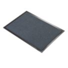 COBA Vyna-Plush Entrance Mat Black/Blue 0.9m x 0.6m x 7mm