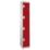 LinkLockers 4-Door Security Locker 1800mm x 300mm Red