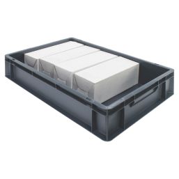 Barton 22Ltr 400mm x 600mm x 120mm Grey Euro Container