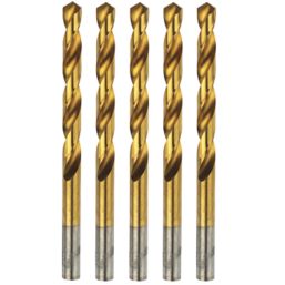 Erbauer Straight Shank Ground HSS Drill Bits 12mm x 151mm 5 Pack