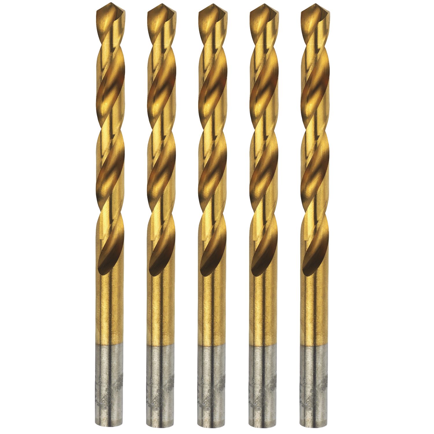 Erbauer Straight Shank Metal Drill Bits 12mm x 151mm 5 Pack (24565)