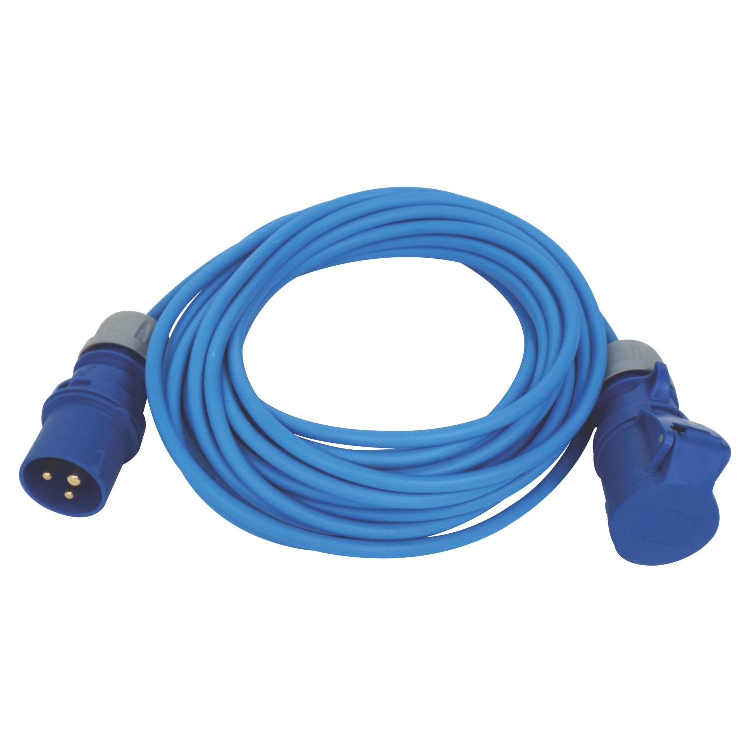Carroll & Meynell Blue 230V 16A Extension Lead 14m x 1.5mm² (2458P)