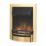 Dimplex Kansas Brass Switch Control Inset Electric Fire 463mm x 160mm x 615mm