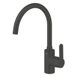 Grohe Get Single Lever Kitchen Sink Mixer Tap Matt Black