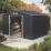 Rowlinson Trentvale 10' x 7' 6" (Nominal) Apex Metal Shed Dark Grey