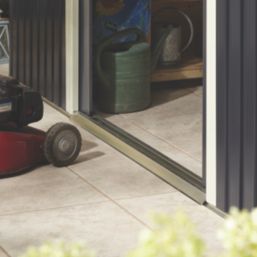 Rowlinson Trentvale 10' x 7' 6" (Nominal) Apex Metal Shed Dark Grey