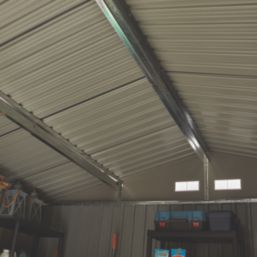 Rowlinson Trentvale 10' x 7' 6" (Nominal) Apex Metal Shed Dark Grey