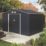 Rowlinson Trentvale 10' x 7' 6" (Nominal) Apex Metal Shed Dark Grey